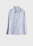 Rosso Blue Check Linen Jacket