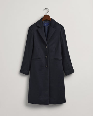 Gant Wool Blend Tailored Coat